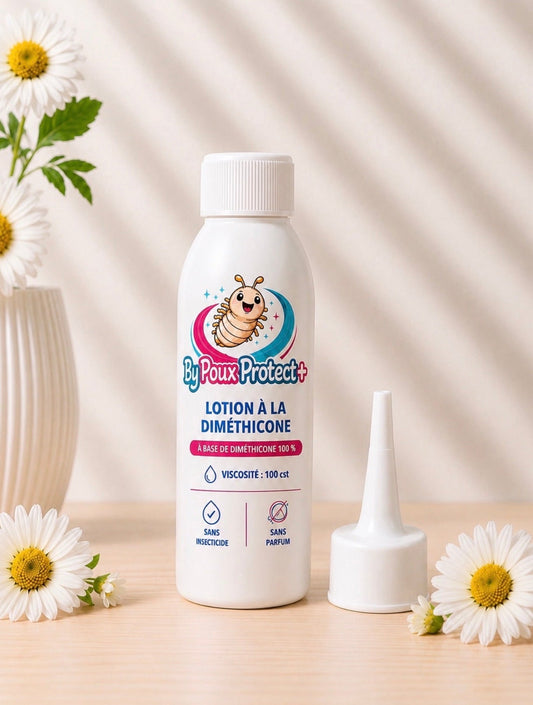 Lotion diméthicone sans insecticide - Applicateur de précision inclus